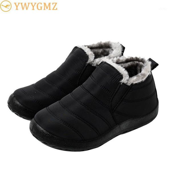 

nausk trade explosion l winter insulated cotton-padded shoes soft waterproof old shoes manual snow boots for men and women1, Black