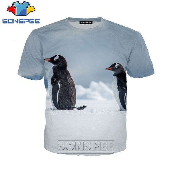 

animal penguin printed 3d print shirts funny hentai hentai men clothing