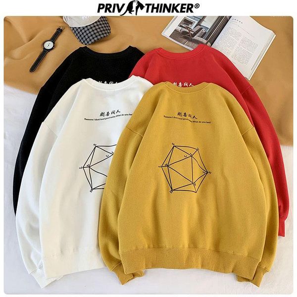 

women's hoodies & sweatshirts privathink autumn warm women 2021 fashion geometric printed woman oversized winter thicken fleece 5xl1, Black
