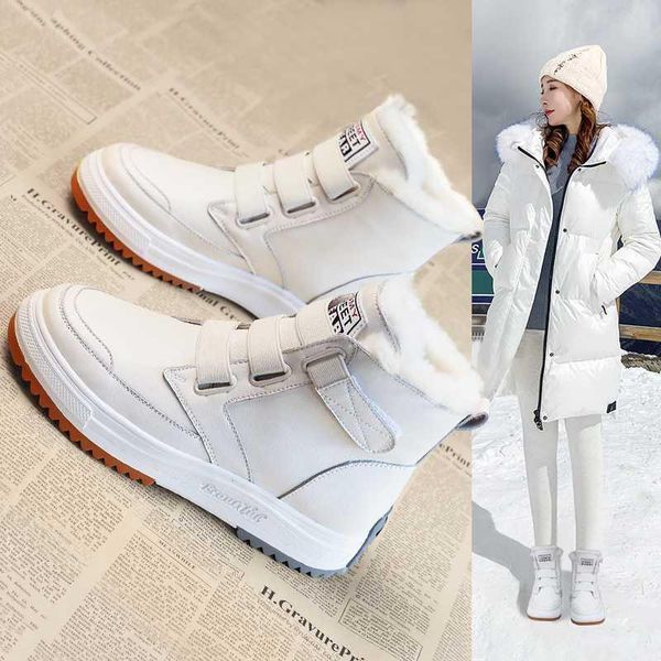 

timalina beautoday wool snow boots women fashion round toe lace-up platform winter ladies ankle length shoes handmade, Black