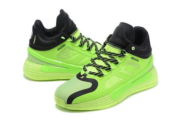 

d rose 11 сигнала зеленый баскетбольная обувь с коробкой высокого качества деррик роуз 11 основные black signal green спортивная обувь магаз