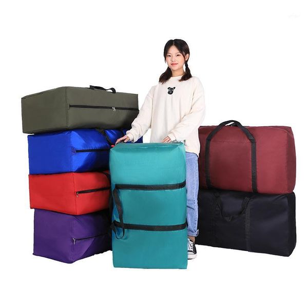 

2020 new moving bag oxford cloth waterproof quilt bag storage hand luggage packing1