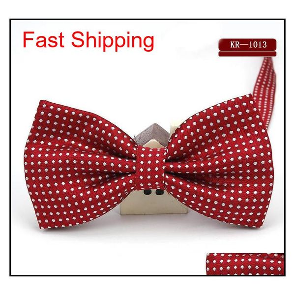

2019 new autumn style men's bowties dot bow tie for women men wedding neckwear butterfly tie gravata f qylpus nana_shop, Black;gray