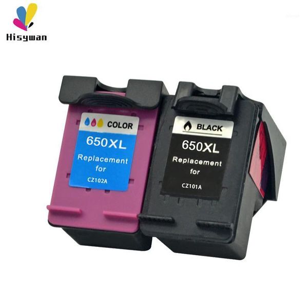 

hisywan 650xl ink cartridge for 650 deskjet 1015 1515 2515 2545 2645 3515 4645 printer for 650 cz101a cz102a1
