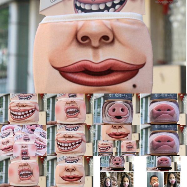 

summer printing mask face funny creative cotton sunproof outdoor anti dust cycling c30k