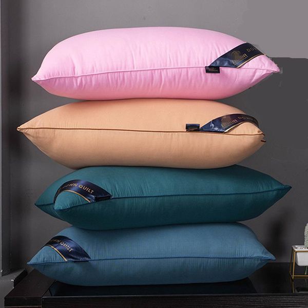 

wazir 48*74cm thickened feather pillow down velvet pillow core bedding set solid color inner l bedroom home textile