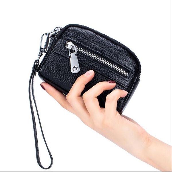 

hbp fashion coin purse leather wallet zipper clutch coin pouch key wallets selling sld-9933, Red;black