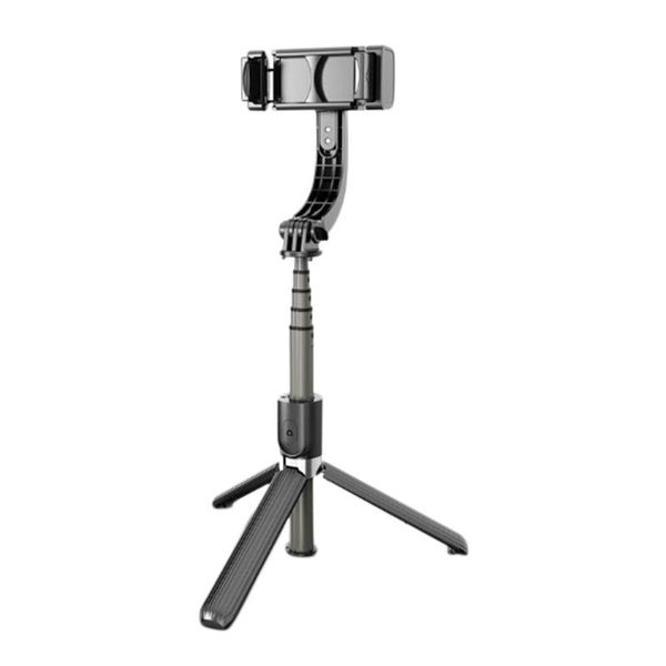 

handheld anti-shake stabilizer single-axis pan/tilt l08 bluetooth selfie stick comes with tripod