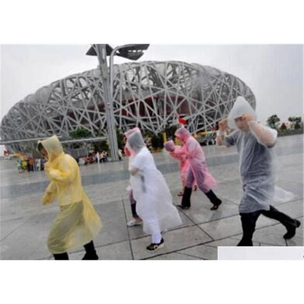 

one-time raincoat fashion disposable pe raincoats poncho rainwear travel rain coat rain wear travel rain qylcea mj_bag
