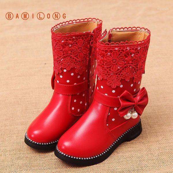 

boots bamilong children' snow winter plush velvet girls autumn tube princess baby short y3201, Black;grey
