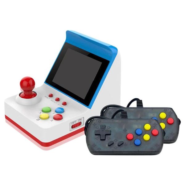 

a6 retro mini f c игру аркада красных и белая машина встроенные 360 двойной ручки ретро ручной мини игры аркада