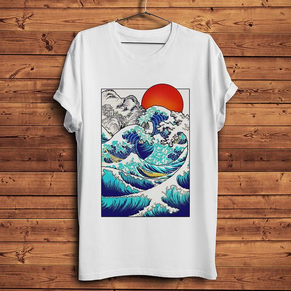 

japan ukiyoe great wave off kanagawa style funny new white casual tshirt homme vintage streetwear sport hooded sweatshirt hoodie men t shirt