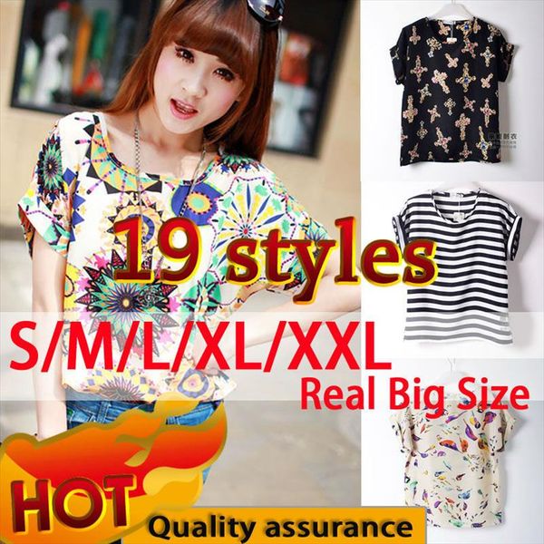 

summer women t shirt 19 patterns print plus size clothes china roupas femininas female summer style t shirt women tee, White
