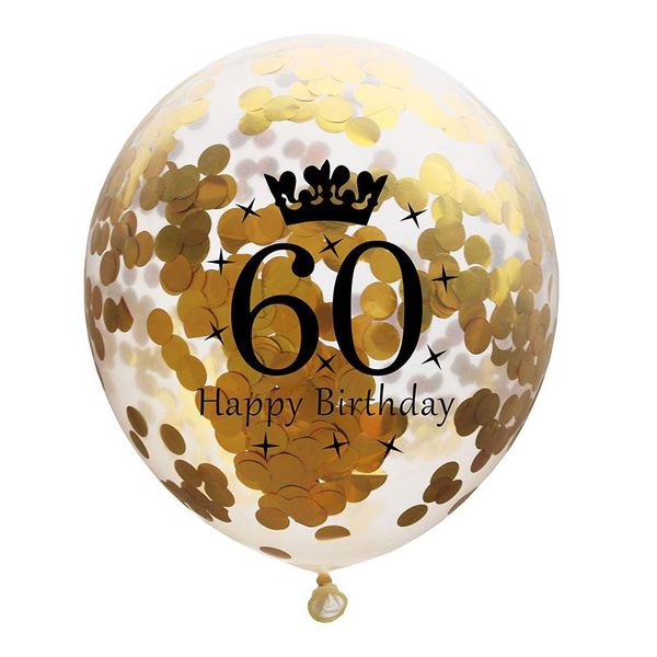 

5pcs happy birthday balloon birthday number balloons 30 40 50 60 latex balloons wedding anniversary decor birthday supplies bbyttf