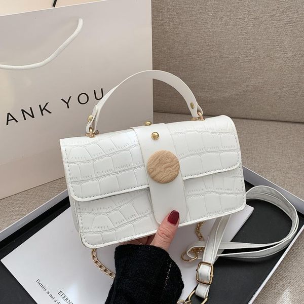 

shoulder bags woman's bag stone printing crossbody messenger handbags purses luxury designer chain flap cosmetic small clutch pu 2021