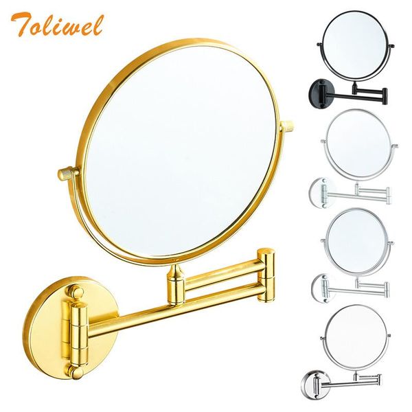 

mirrors 8" round magnifying mirror double side 3x to 1x bathroom make up wall mount 3d71921