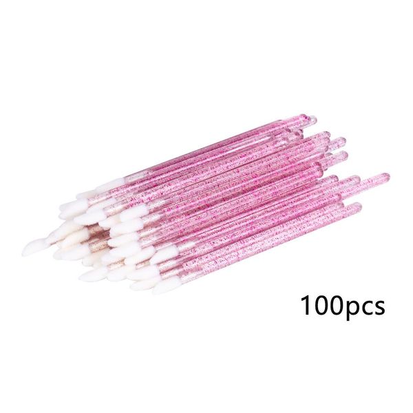

50 / 100шт одноразовый ресницы щетка кристалл lashes microbrushes наращивание ресниц принадлежности для аппликатор уборщик красоты косметика
