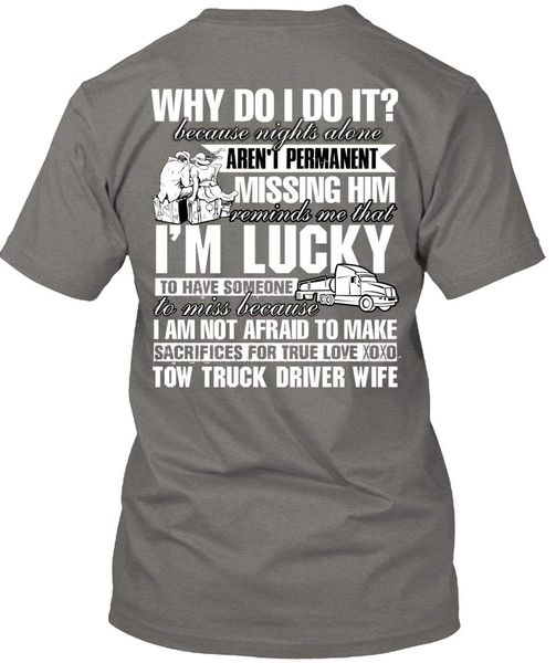 

tow truck driver wife i'm lucky to have someone hoodie designers t shirts sweatshirt