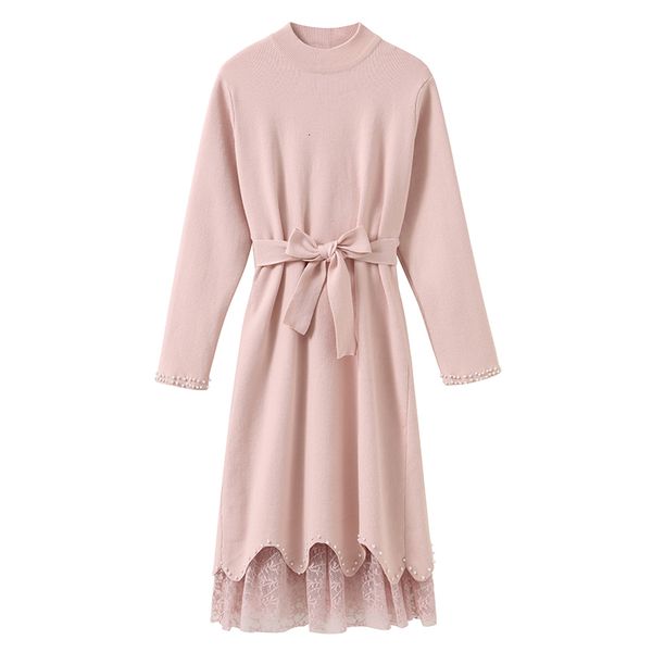 

autumn and winter elegant ladies dressed in lace, retro around the neck dressed multicolored office dress mesh full sleeve high quality, Black;gray