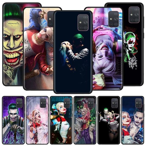 

joker and harley quinn silicone case for samsung galaxy m10 m10s m20 m30 m30s m40 m11 m21 m31 m51 phone shockproof shell