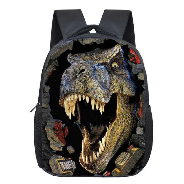 Dinosaur Magic Dragon Zaino per bambini Animali Bambini Zaini Ragazzi Ragazze Borse da scuola Scuola materna Zaino Book Bag LJ201029