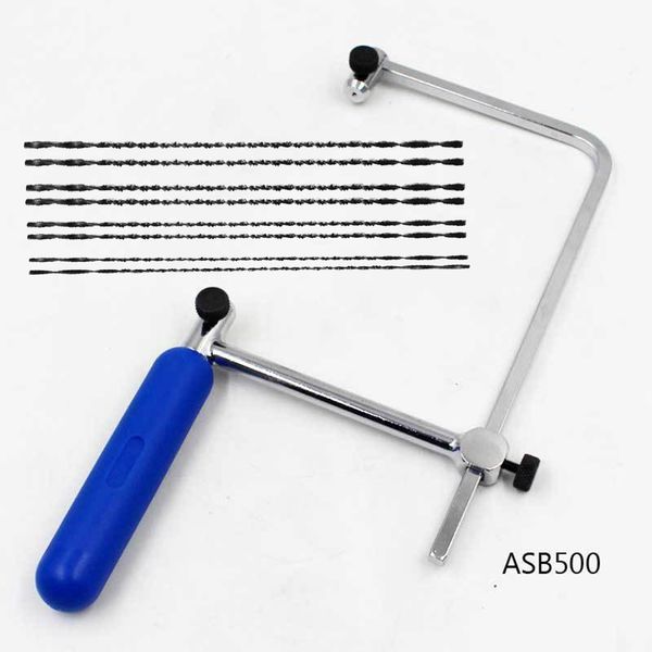 

9pcs mini saw + saw blade soft handle for wood-plastic board repair diy enthusiasts u-shaped parts