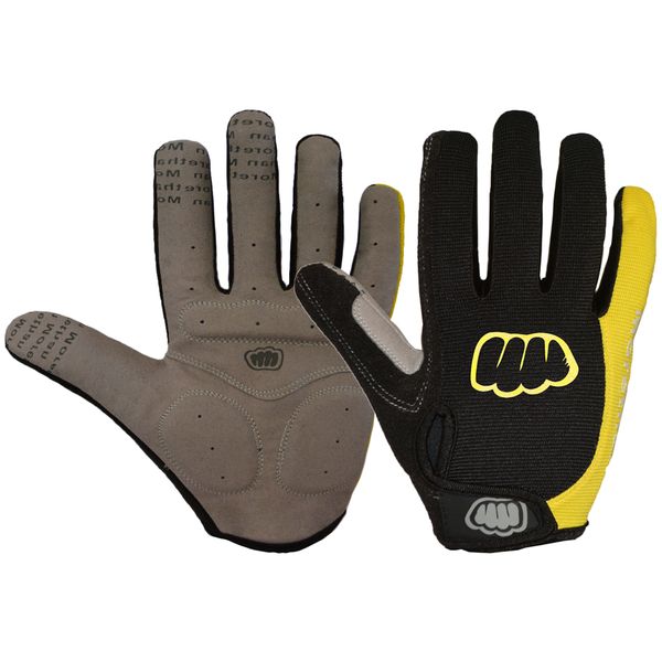 

women men winter cycling full finger thermal fleece touchscreen bicycle anti slip gel pad mtb road bike gloves, Blue;gray