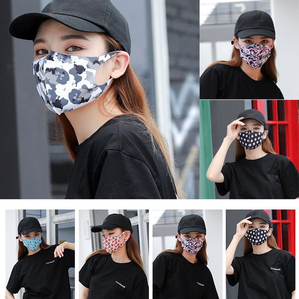 Us Stock! Престижное Бесплатная доставка Party маска моющийся пылезащитный респиратор 3d печати Мода маски для мужчин и женщин Fy9047
