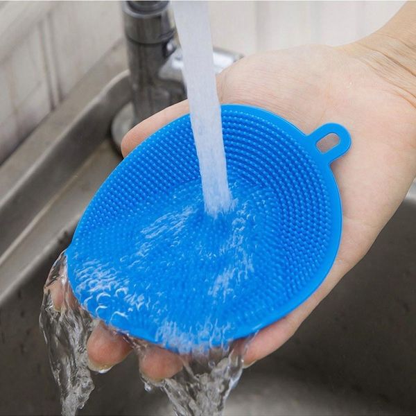 

multi purpose dishwashing sile cleaning brush heat resistant mat dish towel washing rags kitchen tools kitchenware dishcloth h bbyqve