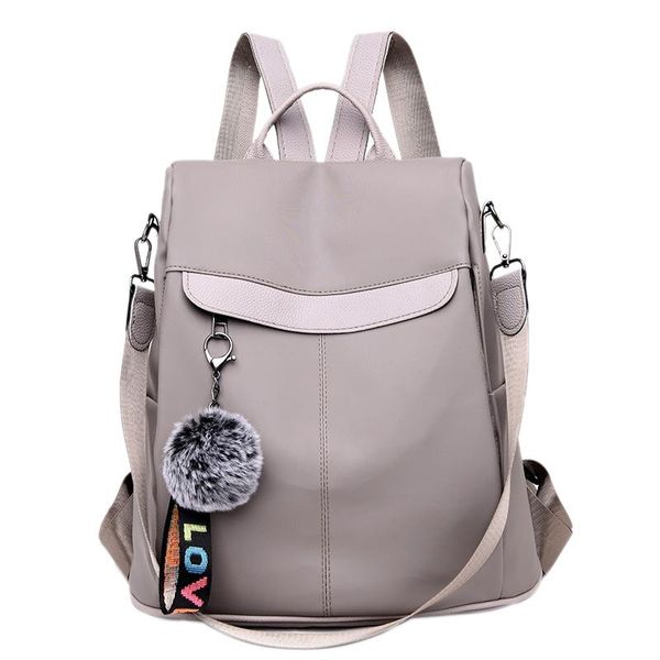 

fggs-waterproof casual women's backpack anti-theft outdoor backpack leisure teen girl schoolbag