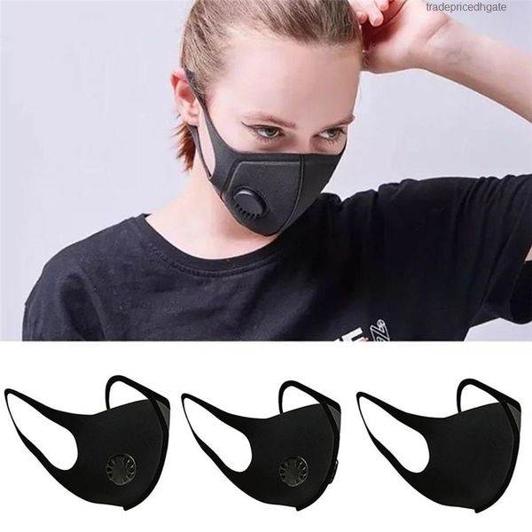 

factoryejqxwinter mask sponge dhl shipblack washable 3d breathable face masks reusable dust anti pollution