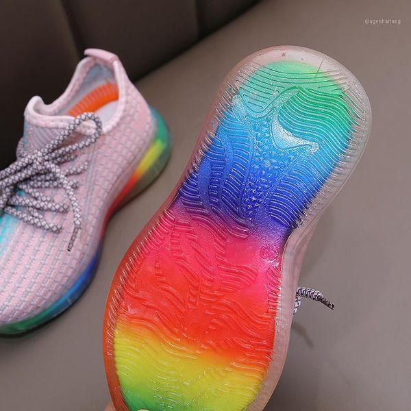 

children colorful shoes grils sneakers 2020 new spring boys shoes kids sport breathable running light mesh sneakers casual shoe1, Black