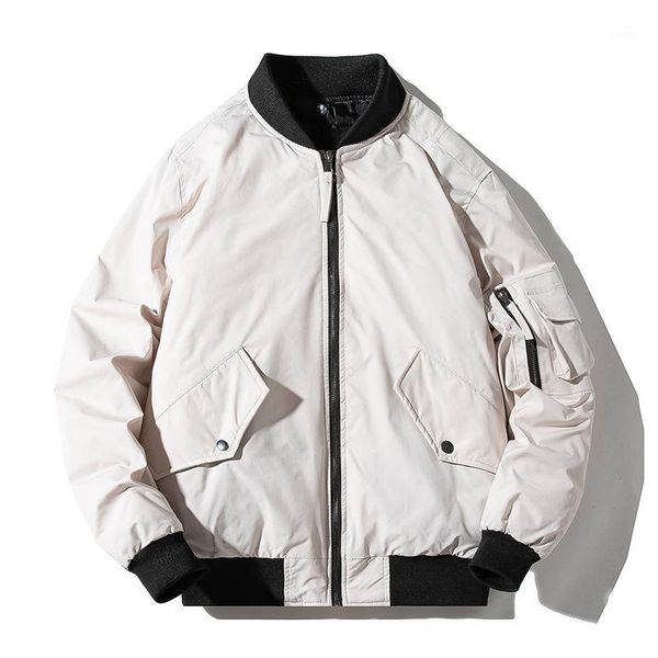 

men's down & parkas testl 2021 winter men's stand collar cotton coats thick men coat zipper frontfly 3 color j0513-4373-e size m t, Black