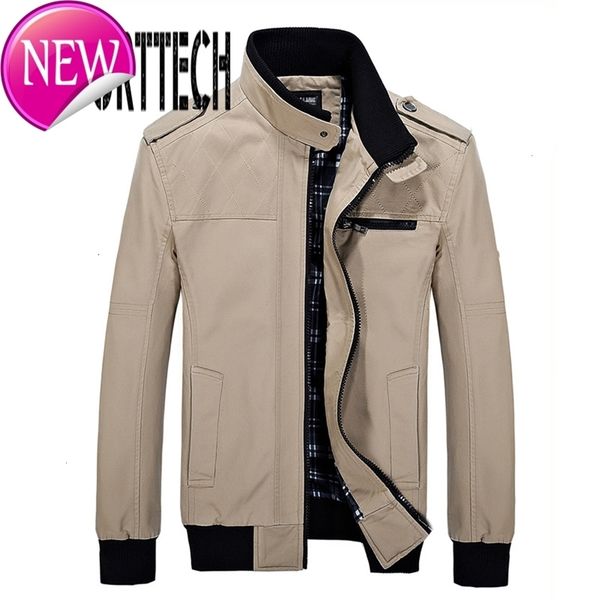 

2020 spring autumn mens casual jackets men solid color bomber jacket stand collar washed denim jackets coats big size m-4xl, Black