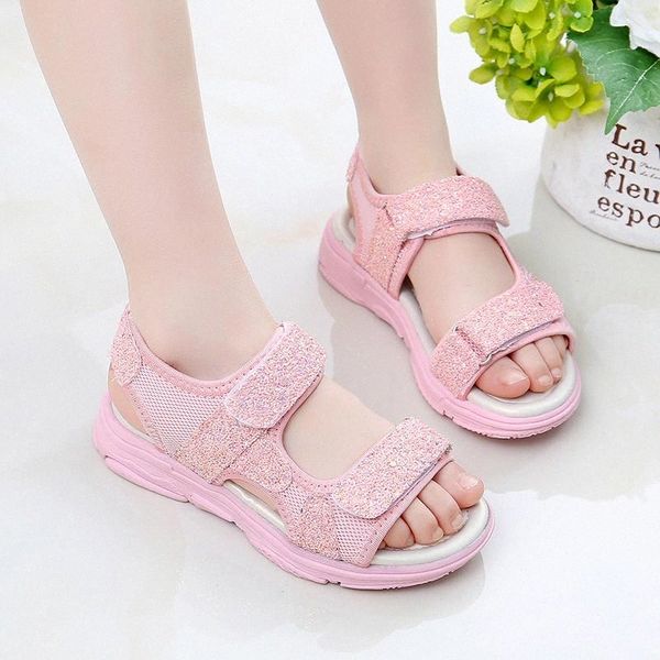 

new summer girls shoes female children sandals fashion princess soft bottom shoes size 27-37 #ah9i