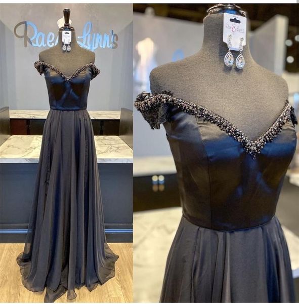 

party dresses 2021 a-line black prom dress with pearls satin sweetheart cap sleeve women gowns gorgeous robe soiree longue vestido de, White;black