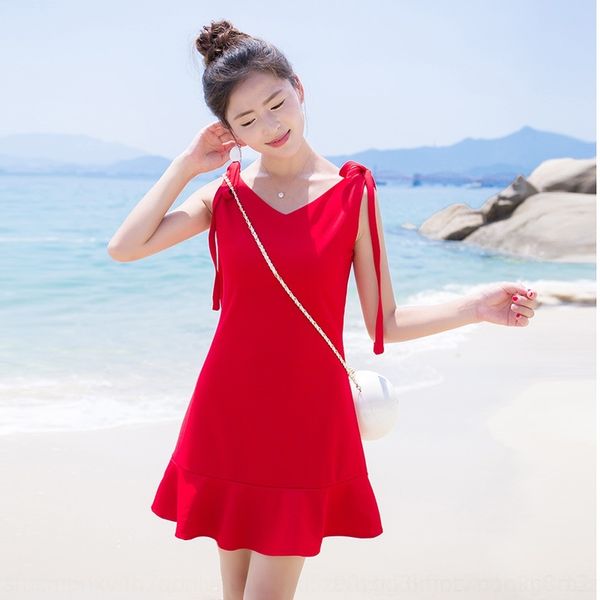 

hvtnz before bow after v-neck summer and women's temperament dresssuspender skirt fishtail skirtdress fishtail skirtshoulder open back, Black;gray