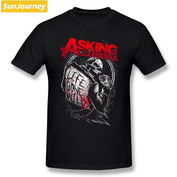 

asking alexandria fashion t shirt geek clothes for men crewneck plus size short sleeve custom funny t shirts sport hooded sweatshirt hoodie