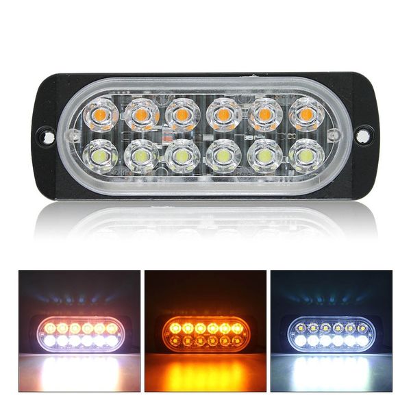 1 PC Ultra Fino 12V 24V LED Side Marker Light Multi Modos Strobe Turn Light Signal Lâmpada de Advertência para Caminhão Caminhão Trailer Caravan Car