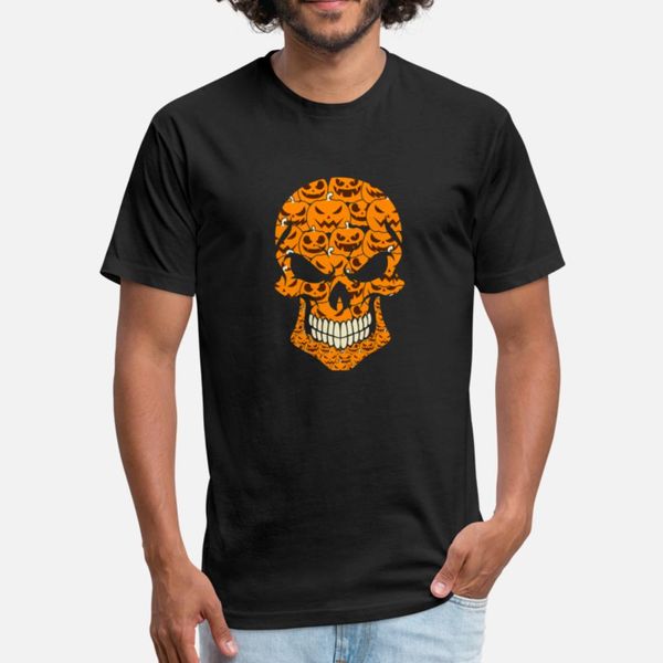 

skull of pumpkins and jack o lanterns scary designers graphic t shirt cool unique casual tracksuit hoodie sweatshirt