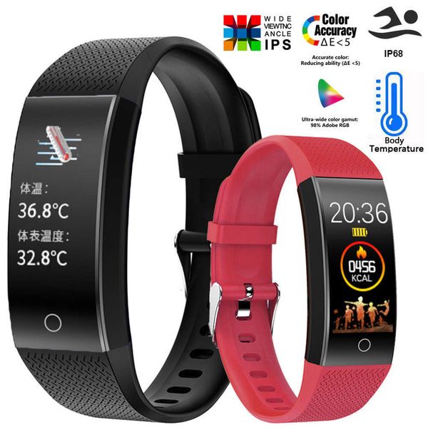 

wristband digned for , huawei ios, 18t smart sports watch with temperature control, step counter and various sports, 2020bgt