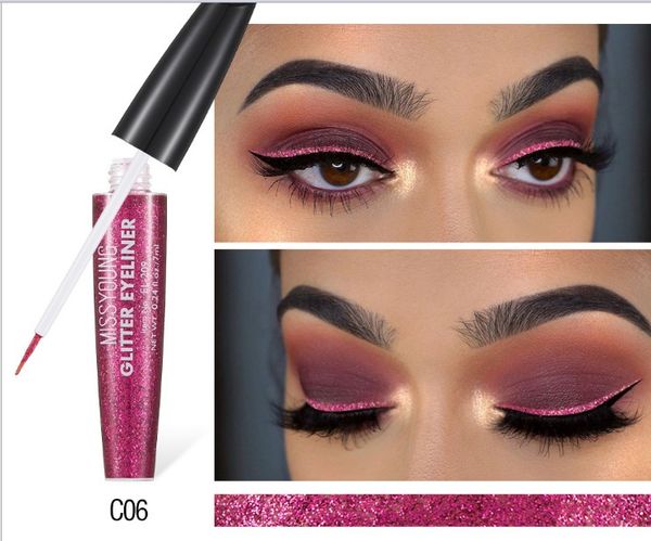 

wholesale cosmetics glitter glitter eyeliner liquid popular in europe and the united states glitter eyeliner liquid gold onion powd