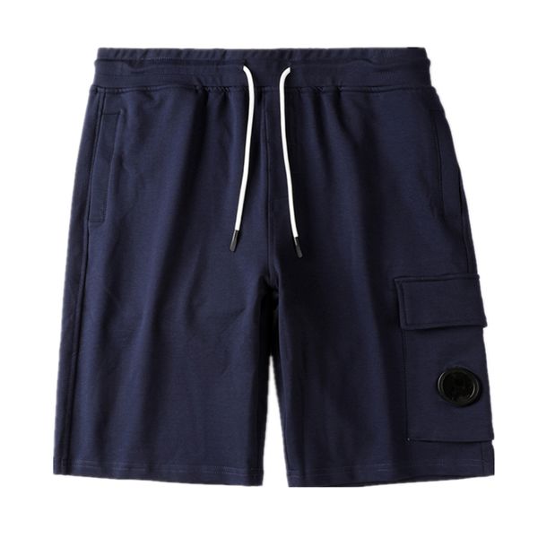Shorts masculino Fornecimento exclusivo transfronteiriço de vestuário de comércio exterior Calças quíntuplas de cores puras Roupas esportivas de algodão Calças de praia de marca