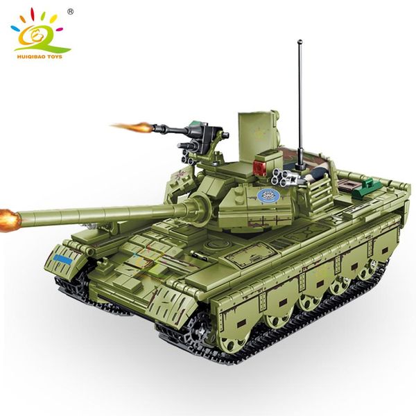 

huiqibao 812pcs ww2 59 средний танк строительные блоки army 3 солдата военные оружие модель кирпичи строительство игрушки для детей bbyiya