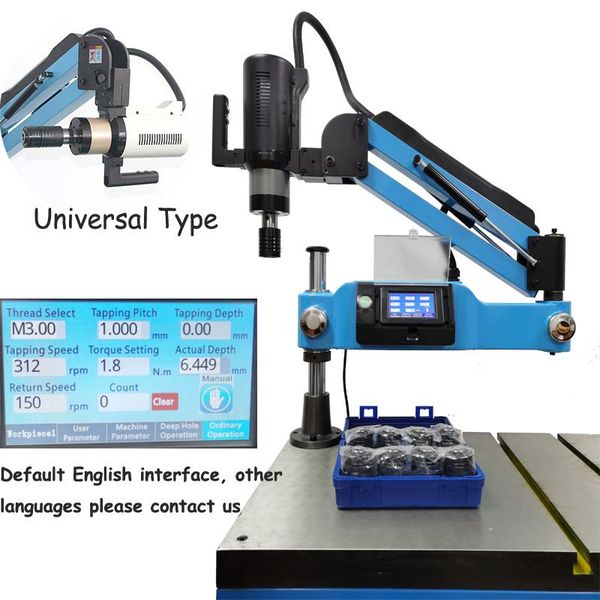 

pneumatic tools ce m3-m16 universal type electric tapping machine with chucks automatic easy arm cnc power tool for metal wood work