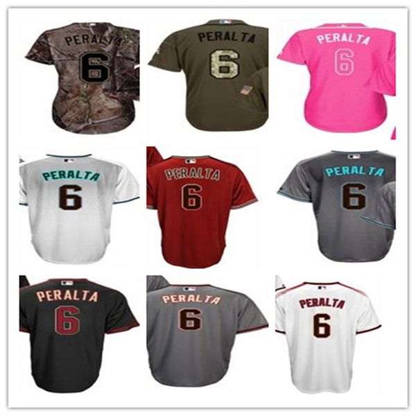 

custom arizona diamondback leave name number 6 david peralta baseball jersey men women youth jerseys, Blue;black
