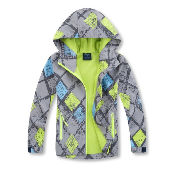 

new spring autumn child kid jacket big boys girls windproof waterproof jackets coat fit mountaineering cycling 201109, Blue;gray