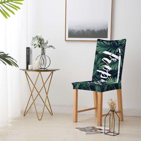 

Ins Wind Simple Household Elastic Conjoined Hotel Dining Table Chair Cover Nordic Chair Cushion Cushion Set Stool Cover
