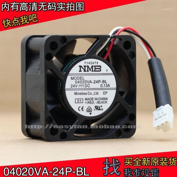 

fans & coolings 04020va-24p-bl genuine nmb 4020 24v 0.13a 4cm seven series fan of sichuan 40Ã40Ã20mm cooling cooler1