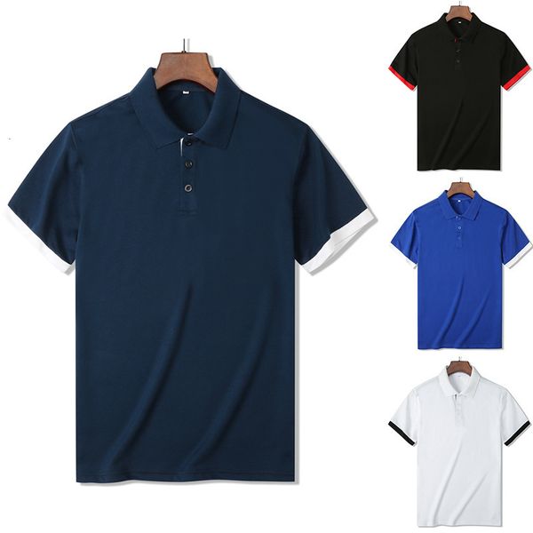 

new men's casual short sleeve polo shirt in summer 2020, White;black